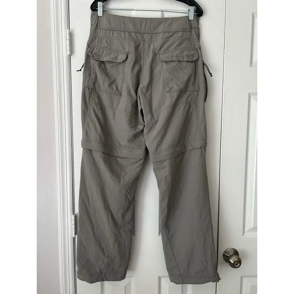 Mountain Hardwear Convertible Zip Off Hiking Pants Men’s M Regular Gray Nylon